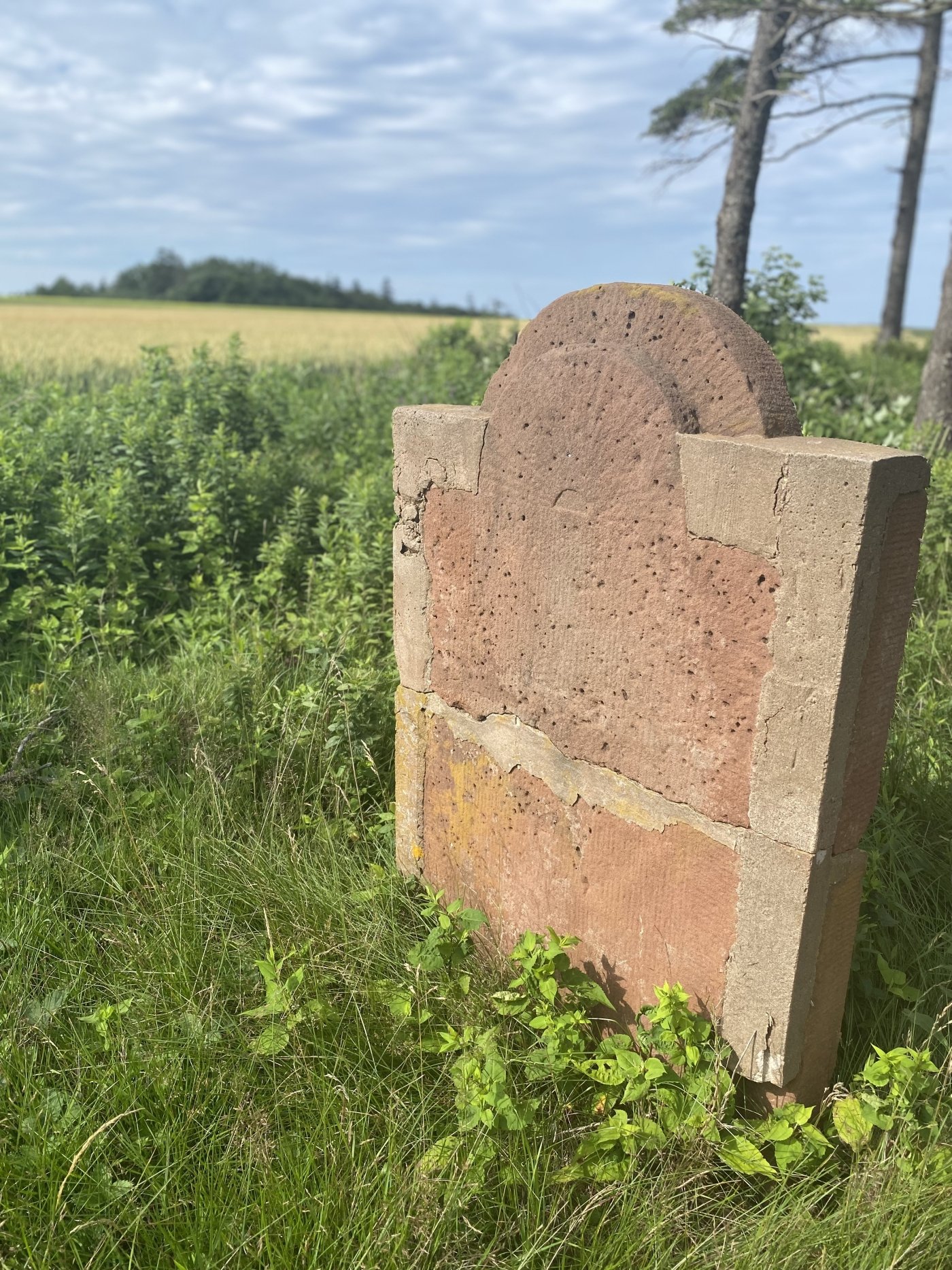 Tombstone at Yankee Hill Cemetary